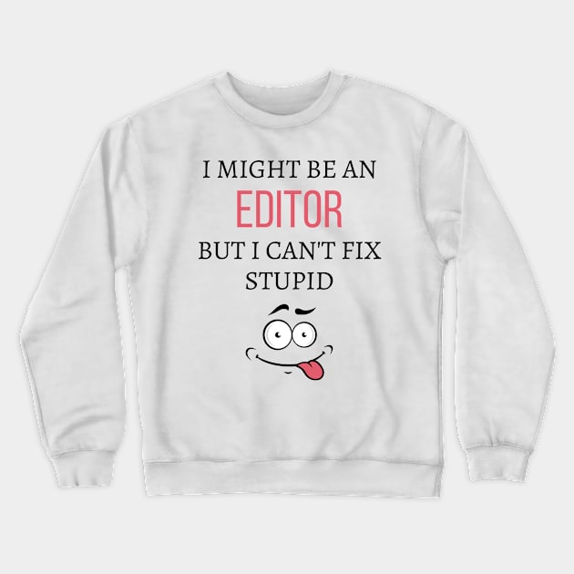 Editor Crewneck Sweatshirt by Mdath